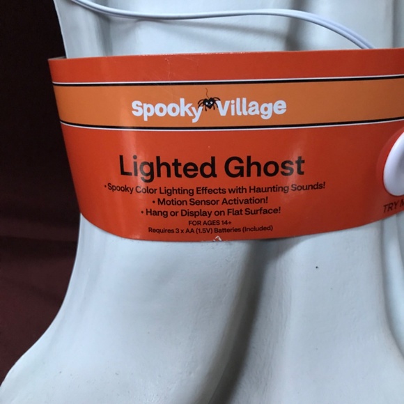 Halloween Spooky Lighted Ghost New With Tag - Picture 4 of 8